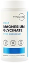 Type Zero Magnésium Glycinate (210mg) 180 Capsules Pure, Non-OGM, Sans gluten, Supplément naturel de magnésium à haute absorption