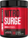 Jacked Factory NITROSURGE Shred Pre Workout Supplement - Energy Booster, Instant Strength Gains, Sharp Focus, Powerful Pumps - Nitric Oxide Booster & PreWorkout Powder - 30Sv, Watermelon