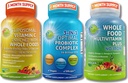 Gut Health, Immunity, Energy & Nutrient Support – Probiotique 3-en-1 avec enzymes digestives + Vitamine Liposomique C 1500mg + Multivitamine alimentaire entière sans fer – Vegan, non-OGM, Clean Wellness Support
