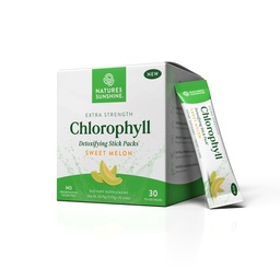 Les packs de bâtons de chlorophylle de la nature: surchargez votre détox et boostez la santé de la gueule dans des packs de bâtons pratiques et délicieux (Mélon sucré)