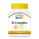 Soins de santé du 21e siècle, B Complexe Plus Vitamine C, Comprimés 100 Nombre (paquet de 1)