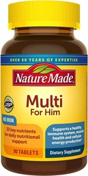 Natur gemacht Multi für ihn 90 Tabletten (Pack von 4)