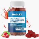 Gommies créatine – Gains savoureux pour les femmes et les hommes – Gommy créatine végétalien, sans gluten – 60 Compte pour soutenir la croissance musculaire et la force