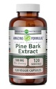 Amazing Formulas Pine Bark Extract 100 Mg | Veggie Capsules Supplement | Non-GMO | Gluten-Free | Made in USA (1 Pack | 120 Count)