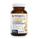 Métagène OmegaGenics Fish Oil EPA-DHA 720 mg - Supplément Omega-3 Fish Oil - High Potency - pour la santé cardiaque, la santé musculo-squelettique et la santé du système immunitaire* - avec DHA et EPA - 60 Softgels