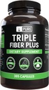 Ingrédients originaux purs Triple Fibre (365 Capsules) Pas de Magnésium ou de Rice Filters, Toujours Pure, Verified Lab