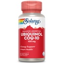 Solaray Ubiquinol CoQ-10 100mg Softgels d'absorption améliorée - Supplément Ubiquinol CoQ10 pour hommes et femmes, Coenzyme Q10-30 Softgels