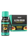 ONNIT Alpha Brain Focus Shot, Tropical Flavor, Nootropic Dietary Supplément boisson qui soutient l'énergie, la concentration et l'humeur, IGENTM non-OGM testé, 2,5 fl oz, 6 comte
