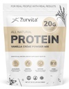 Zurvita - Protéine de crème de vanille en poudre-protéine, probiotiques, sans édulcorants artificiels, 24+ vitamines et minéraux, 140 Cal/Scoop - 26oz (20 portions)