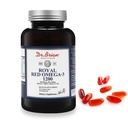 Dr Brian Royal Red Omega 3 1200, Supplément à l'huile de poisson avec EPA et DHA Omega3 Huile de poisson contenant de la vitamine D, E Omega-3 Soutien pour la santé physique - 90 gels mous