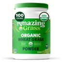 Amazing Grass Wheat Grass Powder: 100% Wheat-Leaf Grass Powder for Energy, Detox & Immunity Support, Chlorophylle fournissant des verts, 100 portions