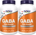 NOW Supplements, GABA (Gamma-Aminobutyric Acid) Powder, Neurotransmitter Support*, 6-Ounce (Pack of 2)