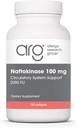 Allergy Research Group Nattokinase 2000 FU / 100mg - Supplément Nattokinase pour les femmes et les hommes, Soutien enzymatique naturel pour la santé du coeur et du sang - 180 Softgels