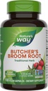 Nature's Way Butcher’s Broom, Traditional Herb, 720 mg per 2-Capsule Serving, Non-GMO Project Verified, 100 Vegan Capsules (Packaging May Vary)