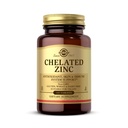 Solgar Chelat Zink, 100 Tabletten - Zink für gesunde Haut - Unterstützt Zellwachstum und DNA-Formation - Exerts Antioxidante Aktivität - Unterstützt ein gesundes Immunsystem - Nicht GMO, Glutenfrei - 100 Servierungen
