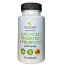 Casa de Sante Low FODMAP Certified Probiotic & Prebiotic Synbiotic Supplement, IBS IBD & SIBO Laiterie Vegan Free, Soy/Gluten/Inulin Free Non OGM No Gas No Bloating (60 capsules)