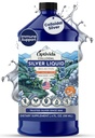 Optivida Health Colloidal Silver Liquid (32 oz) – Supplément colloidal Nano Silver Premium pour le bien-être quotidien et le soutien immunitaire, hydrosol liquide naturel pour adultes et enfants, sans OGM, sans gluten