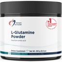 Conceptions pour la santé Végétarien L Poudre de glutamine - Supplément d'acide amino de 3000mg Pure - Promotion de la récupération musculaire, Gut + Immune Support - Add-in sans gluten non OGM (83 portions / 250g)