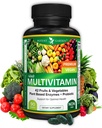 Potent Garden Multivitamine adulte pour les femmes et les hommes, 42 Fruits et légumes Plus probiotiques, soutient le métabolisme énergétique et le système immunitaire, multivitamine quotidienne pour les hommes et les femmes non-OGM, 90 onglets, 30 portions