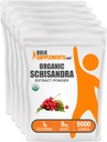 BulkSupplements.com Organic Schisandra Extract Powder - Schisandra Supplement, aus Schisandra Beeren - Kräuterergänzung, Glutenfrei - 1000mg pro Servierung, 5kg (11 lbs) (Pack mit 5)
