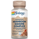 SOLARAY Organically Grown Fermented Mushroom Immun Complex 600 mg | Gesunde Immunfunktion Unterstützung | 100 VegCaps