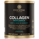 Nutrition essentielle Résilience au collagène - Poudre de peptides de collagène hydrolysée avec acide hyaluronique, silicone, amino-acides et extrait de fleur de passion - Fruit de la passion - 14,3 oz (30 portions)
