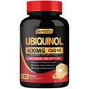 DRFOSTER Coq10 400mg Softgels Ubiquinol avec PQQ & vitamine E, huile d'olive, coeur, cerveau et soutien énergétique - 120 jours d'approvisionnement