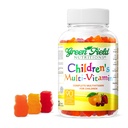 Greenfield Nutritions Enfants Sans gélatine Gommies de multivitamines halales - Toutes les vitamines halales essentielles A, Bs, C, D, Iodine, Zinc pour l'immunité, Non-OGM, Gommies de vitamines halales pour enfants (90 Nombre)