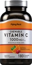 Piping Rock Vitamine C Chewable 1000mg de 180 comprimés