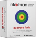 Intoleran Quatrase Forte Verdauungsenzyme - 36 Kapseln | Hoch dosierte Ergänzung für FODMAP Intolerance | Hilft Digest Lactose und komplexe Kohlenhydrate* | Pure & Vegan | Low FODMAP