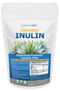 Poudre d'inuline organique (48oz/3 lbs) Complément de fibre soluble prébiotique d'agave doux pour le soutien digestif, santé Gut, cuisson végétalienne, smoothies et boissons
