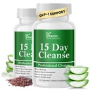15 Tage Gut Cleanse Detox für Frauen w/ GLP-1 Unterstützung - Natürliche Colon & Detox Cleanse für Gewichtsverlust - Bloating & Constipation Relief - Flushes Toxins & unterstützt Immunität - 60 Ct.