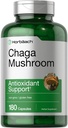 Horbäach Chaga Mushroom Kapseln | 180 Count | Non-GMO & Gluten Kostenlose Ergänzung
