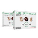 Wellgenix Purvana Vitamine des cheveux, de la peau et des ongles - Softgels pour une absorption élevée - Biotine double résistance de 2500mcg, VIT A & B (30 comtes) (paquet de 2)