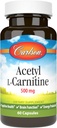 Carlson Labs acétyl L-Carnitine, 500 mg, 60 gélules