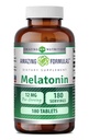 Formules étonnantes Melatonin Supplément de la mélatonine à volonté 12 Mg par portion 180 Comprimés non-OGM