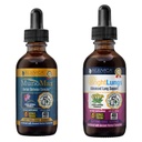MunoMax & Lungs Lumineux - Supplément de support immunitaire et pulmonaire avancé - Livraison liquide pour une meilleure absorption - Elderberry, Lobelia, Echinacea, Turmeric, et plus encore!
