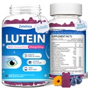 2 Pack Lutein Gummies, 12 en 1 Lutein et Zeaxanthin Suppléments Vitamines oculaires Gummies pour adultes, Supplément santé oculaire avec vitamine multiple pour promouvoir l'oeil et la vision - 120 Gummies