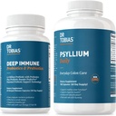 Le Dr Tobias Probiotiques et prébiotiques et Psyllium chaque jour, soutient la santé digestive, la fonction immunitaire de Gut, supplément de fibre quotidienne à l'appui de la santé de Colon avec 4.4. Milliard UFC