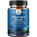 Supplément de support à base de plantes adaptogènes - Supplément adaptogène calmant pour la gestion du stress et du cortisol avec Ashwagandha Rhodiola Rosea & Maca Root - Vegan Non OGM & Daytime Friendly -120ct
