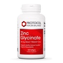 Protokoll für Lebensbilanz Zink Glycinat 30mg - mit Albion Traacs Zink - Zink Glycinate Supplement - Immunsystem Unterstützung* - Keto Friendly & Dairy Free - 120 Softgels