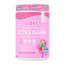 Obvi plus que la poudre de collagènes prend en charge les cheveux sains, la peau, les ongles, les articulations, supplément de collagène à gazon avec acide hyaluronique, biotine, kératine, céréales fruitées, 30 portions