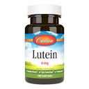 Carlson Lutein 6mg, Support de la vision et supplément santé des yeux, formule antioxydante avec Zeaxanthin, 180 Softgels