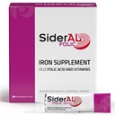 SiderAL Prenatal Vitamine für Frauen | Klinisch bewährte Eisenergänzung für Frauen mit Folsäure, Vitamin C, D, B6, & B12 | Trusted Multivitamin for Pregnancy & Energy Support | 30 Powder Sticks