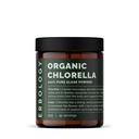 Erbologie Poudre de Chlorelle biologique 3,2 oz - 45 portions - Source durable en Espagne - Nettoyage corporel et soutien immunitaire - Riche en chlorophylle, en vitamine B, en fer et en phosphore - végétalien - sans OGM