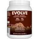 Poudre de protéines à base de plantes, chocolat double, 20g de protéines végétales, sans produits laitiers, sans arômes artificiels, sans OGM, fibre de 3g, exclusive, 2 livres (paquetage mai vary)
