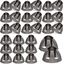 Geiserailie 30 Pcs Aid auditif Domes 8mm Aid auditif Open Domes Remplacements Moyen Aid auditif ouvert Compatible avec GN Resound Aids Conseils d'oreille