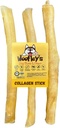 Woofley's 12 Zoll Pure Collagen Sticks für Hunde (3 Zähler) - Chews für mittlere und große Hunde - Bully Stick Rawhide Alternative