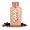 Huma Chia Gel d'énergie, Doubleshot Mocha, 12 Pack, 100 mg de caféine par paquet - Première nutrition sportive pour l'exercice d'endurance