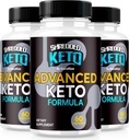 (3 Pack) Shredded Keto Pills, Premium Keto Shred Weight Loss Capsules, Alle natürlichen Keto Ergänzung zu unterstützen Fitness und Körper Tore, offizielle ShreddedKeto Bewertungen (180 Kapseln)